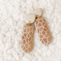 Giraffe - oorbellen lang