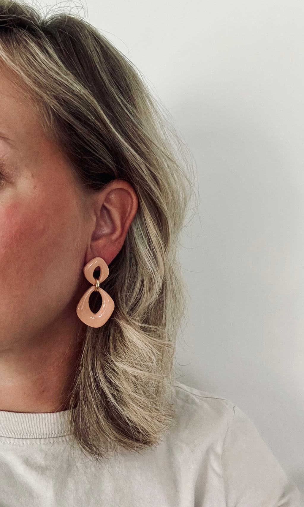 Anna - Oorbellen lavendel