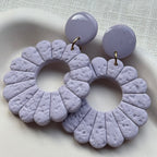 Viv - oorbellen lavendel