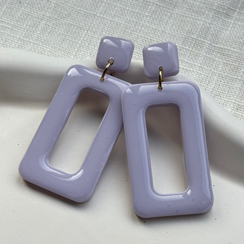 Viola - oorbellen lavendel