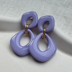 Anna - Oorbellen lavendel