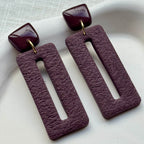 Céline - Oorbellen mauve