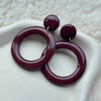 Juul - oorbellen Mauve