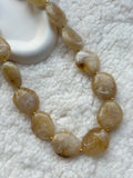 Kralenketting - beige