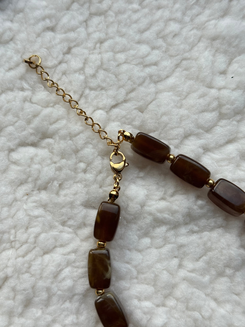Kralenketting - bruin