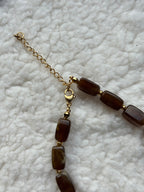 Kralenketting - bruin
