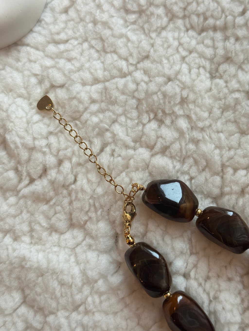 Kralenketting - donkerbruin