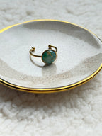 Ring - Goud met Turquise steen