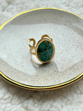 Ring - Goud met Turquise steen