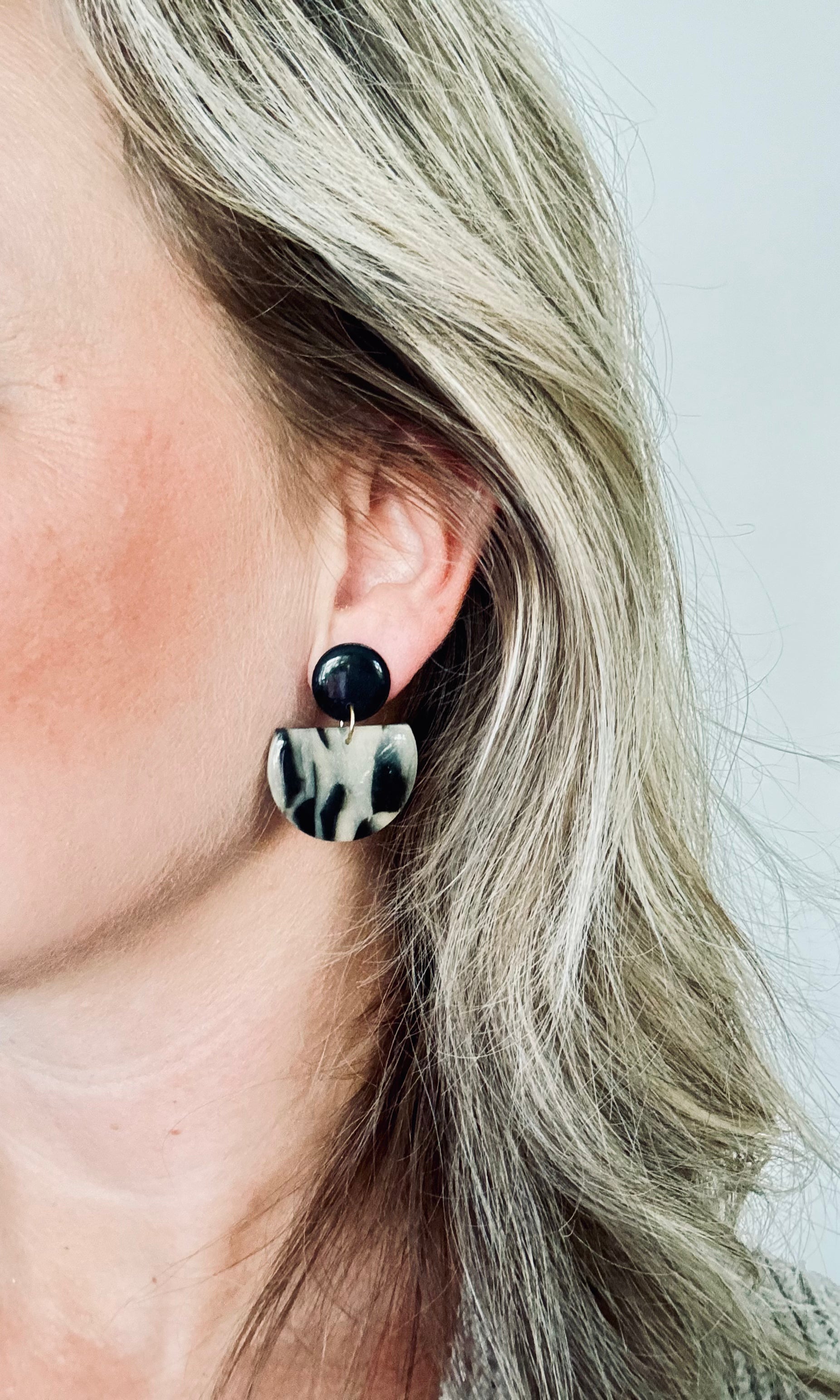 Zara - Oorbellen meerkleurig lavendel