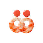 Eva - Oorbellen roestbruin