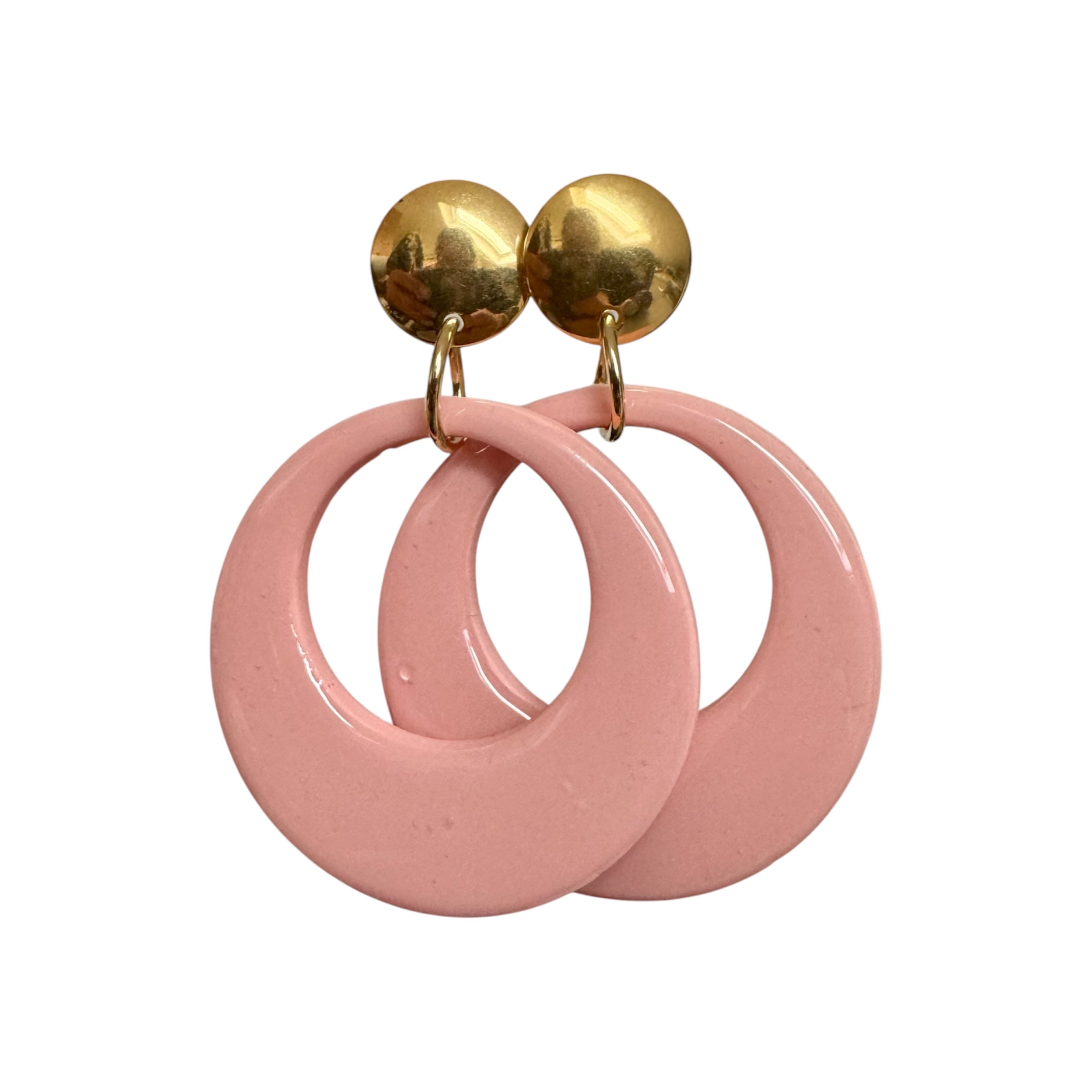 June - Oorbellen light salmon