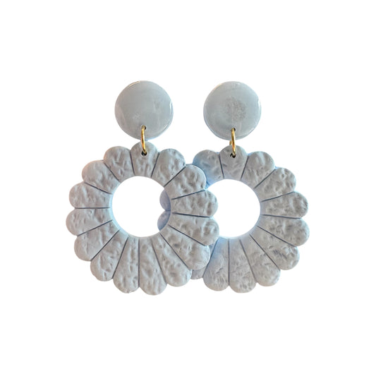 Viv - oorbellen licht blauw