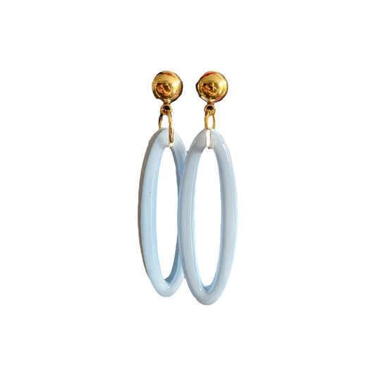Mara - Oorbellen licht blauw