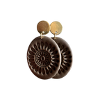 Feline- oorbellen bruin